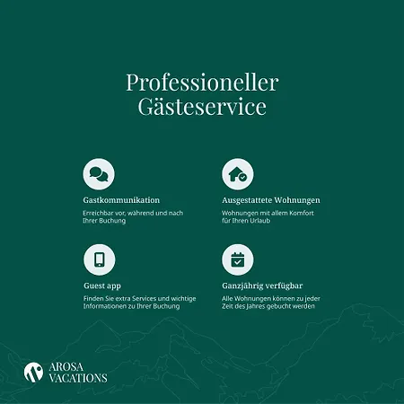 Apartment Viktoria B33 By Vacations, Exklusive App Mit Bergblick Im Zentrum Arosa