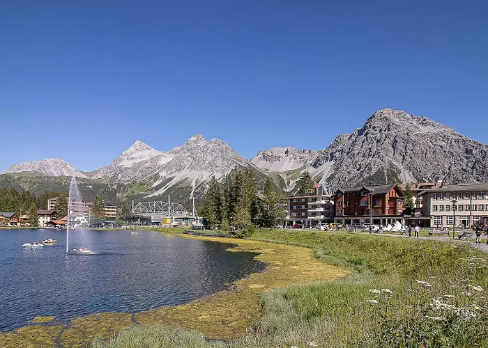 Apartment Viktoria B33 By Vacations, Exklusive App Mit Bergblick Im Zentrum Arosa
